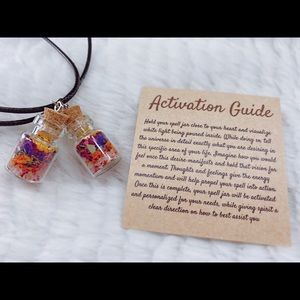 Friendship Spell Jar Necklaces(2)